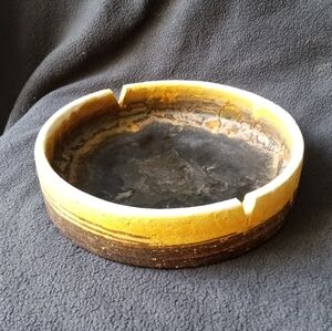 1968 Handcrafted Art Ashtray by MARCELLO FANTONI Signed FANTONI ITALY FOR RAYMOR